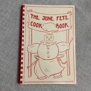 Vintage 1958 The June Fete Cook Book By Abington Memorial Hospital Spiral-Bound